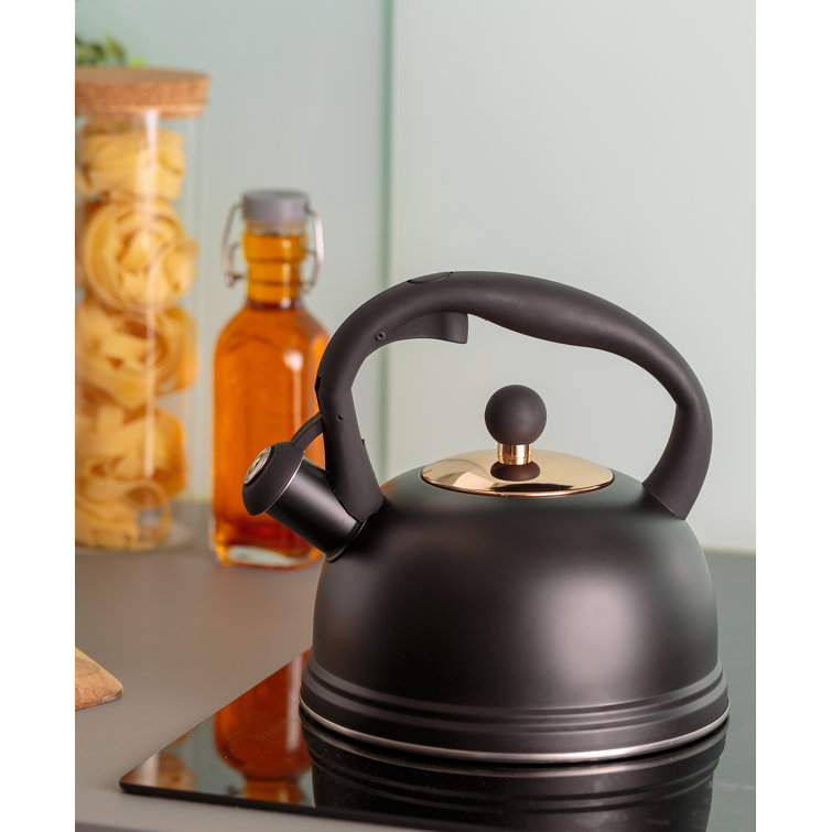 Typhoon Otto 2.11 Quarts Stainless Steel Whistling Stovetop Tea Kettle